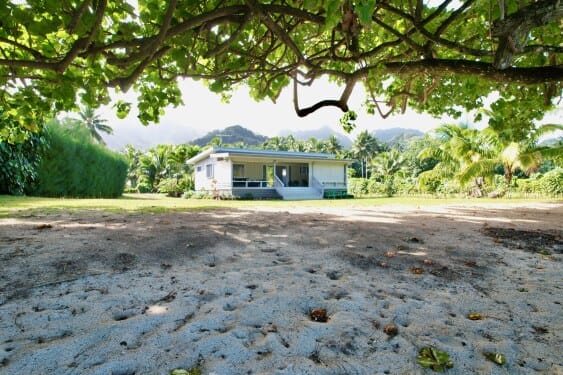 View of house from the beach